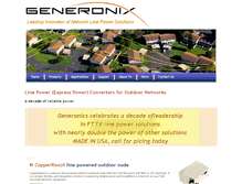 Tablet Screenshot of generonix.com